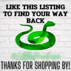 💚🐍💚 Like This Listing to Find Your Way Back 💚🐍💚